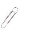 School Smart School Smart 084475 2 In. Nickel Coated Smooth Jumbo Paper Clip; Silver; Pack - 100 84475